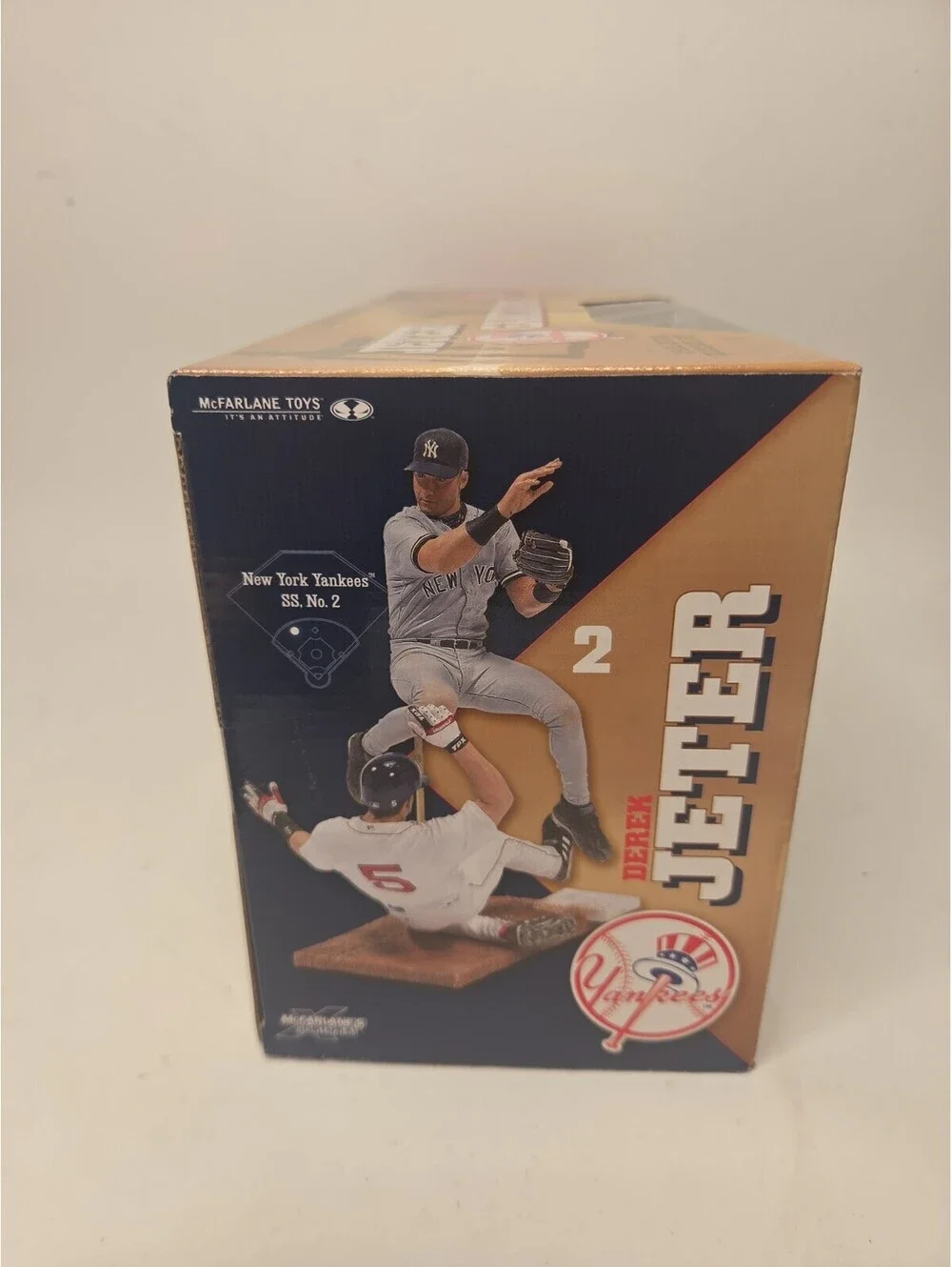 McFarlane MLB 2 Pack Derek Jeter Yankees vs Nomar Garciaparra Red Sox NIB Mint